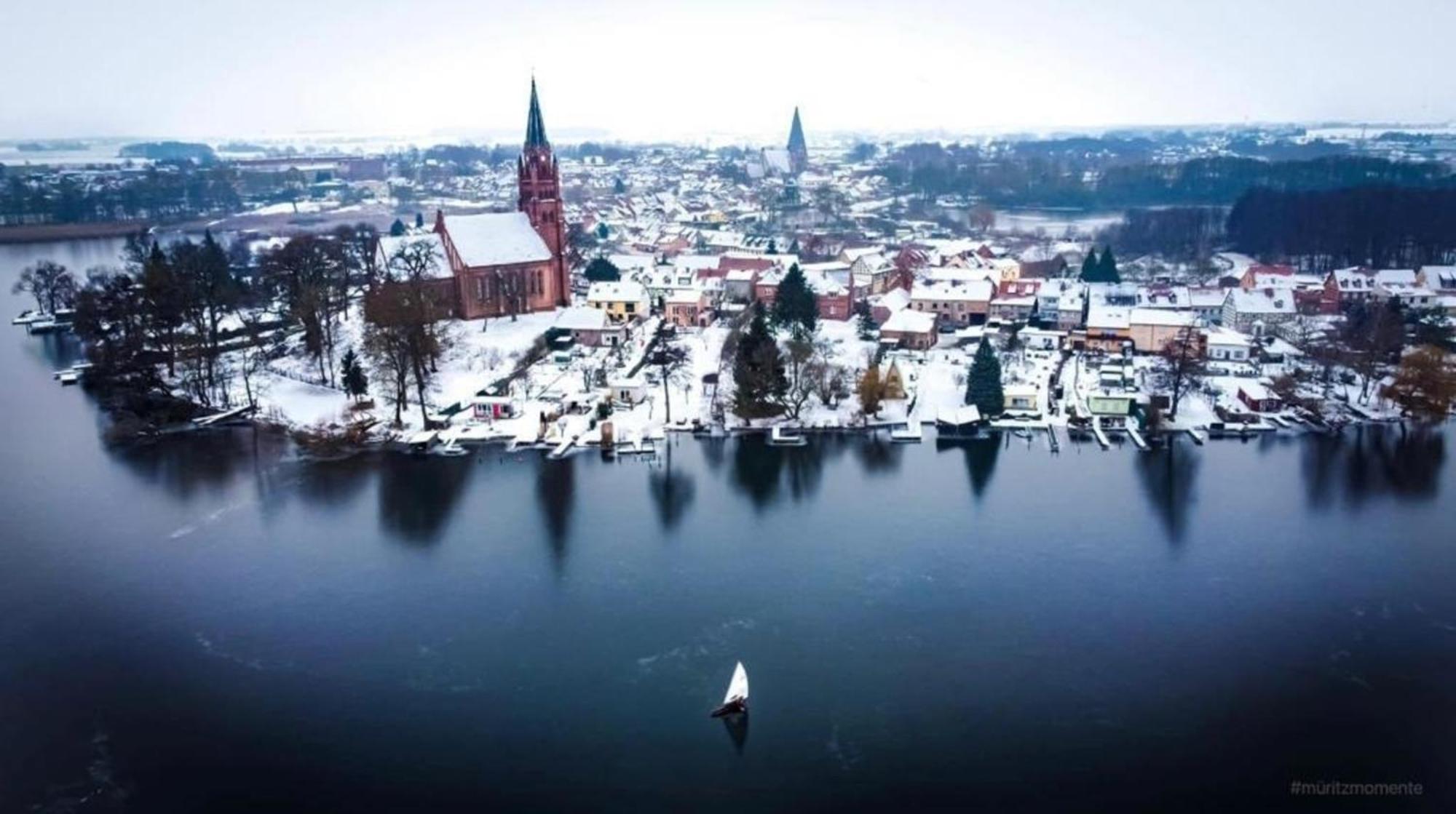 Apartmán Am Hafen1 Röbel Exteriér fotografie